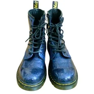 Martens Shoes Dr Martens 469 Shinysparkly Glitter Lace Up